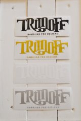 【SHOPオリジナルステッカー】 TRIMOFF BIG Stickers4color