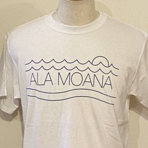 画像2: 【SALE】AL MOANA tee-White/Navy ( 2size. M,L)