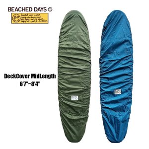 画像1: 【BD】BEACHED DAYS Deck Cover Mid Length カバー ボードカバー ケース (3Color/6’7”〜8'4ft)