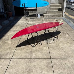 画像11: 【ドナルド高山シェープ／激レア未使用】DT GUN 6'8"バーガンディーボトム