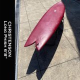 【中古】CHRISTENSON SURFBOARDS LONG PHISH 6`8”