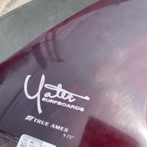 画像3: YATER SPOON  Fin9.75"(RED TINT)