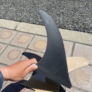 画像4: SKEG FIN 9.75.0"Singlefin (Slid Black )