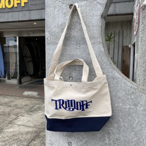 画像1: 【2025NEW】TRIMOFFオリジナルロゴ・2WAYヘビートートバッグ