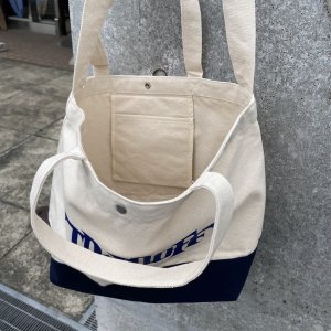画像3: 【2025NEW】TRIMOFFオリジナルロゴ・2WAYヘビートートバッグ