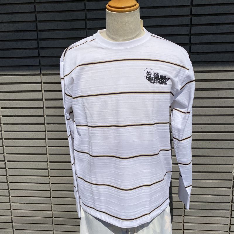 【HUBS：SALE】ロングTシャツ(ボーダーストライプ)(1カラー/Lサイズ)