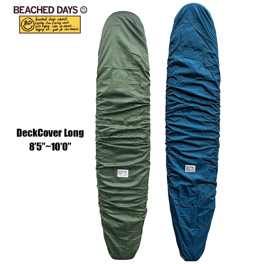【BD】BEACHED DAYS Deck Cover Log ログ ロング カバー ボードカバー ケース (3Color/8'5〜10'0ft)