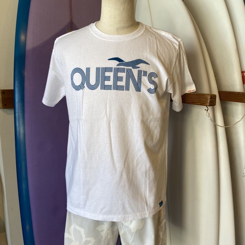 【GREATLAND】GREATLAND QUEEN'S tee-WHITE( 2size.L,XL)