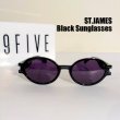 画像8: 【9FIVE EYEWEAR】 ST.JAMES SE BLACK SUNGLASSES【送料無料】