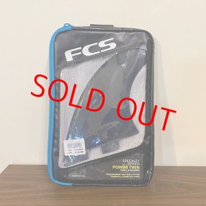 画像: 【レターパック対応商品】FCS II POWER TWIN FINS Color:Black Tint