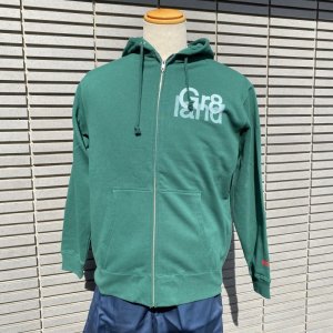 画像: 【SALE・送料無料】【GREATLAND】GREATLAND WGR8 LOGO ZIP HOOD SW(COLOR:Green,2size M,L)