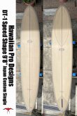 画像1: 【発送条件あり】HPD:DT-1/SpeedShape9'8":日本製シングルフィンカスタム:CleamTint 