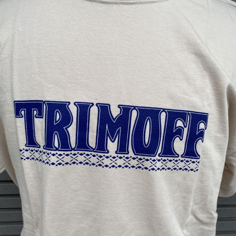 画像4: 【SALE】TRIMOFF新作ロゴ・Tシャツ[カラー:ベージュ]