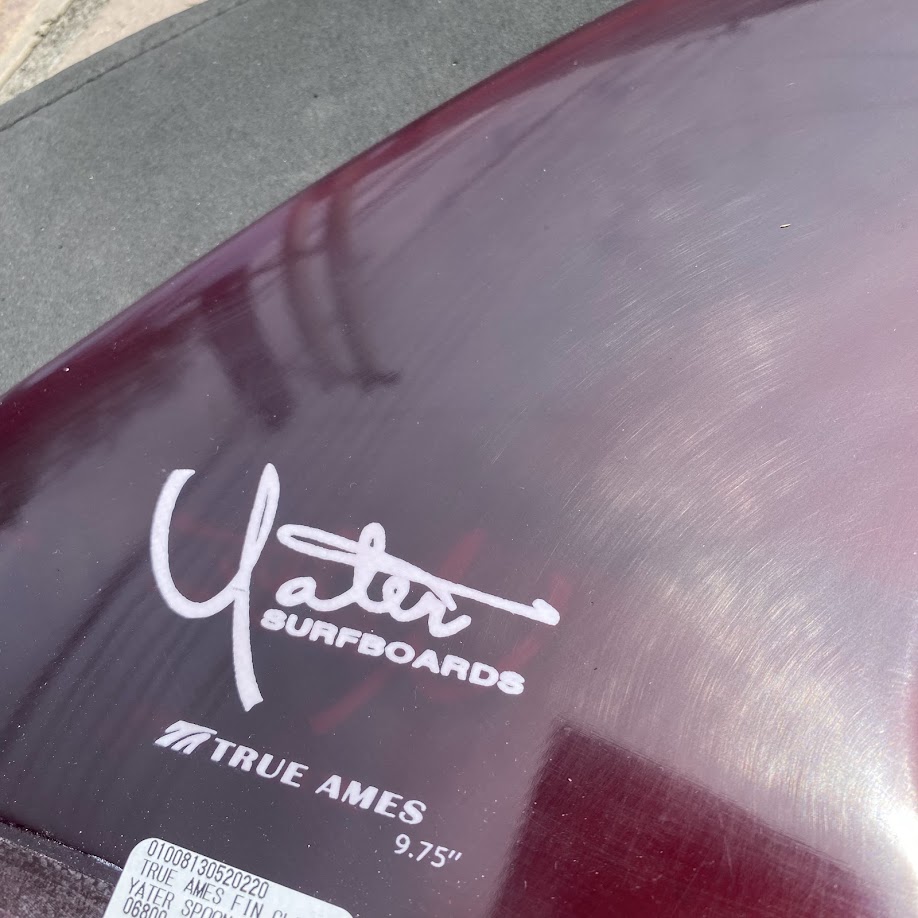 画像3: YATER SPOON  Fin9.75"(RED TINT)