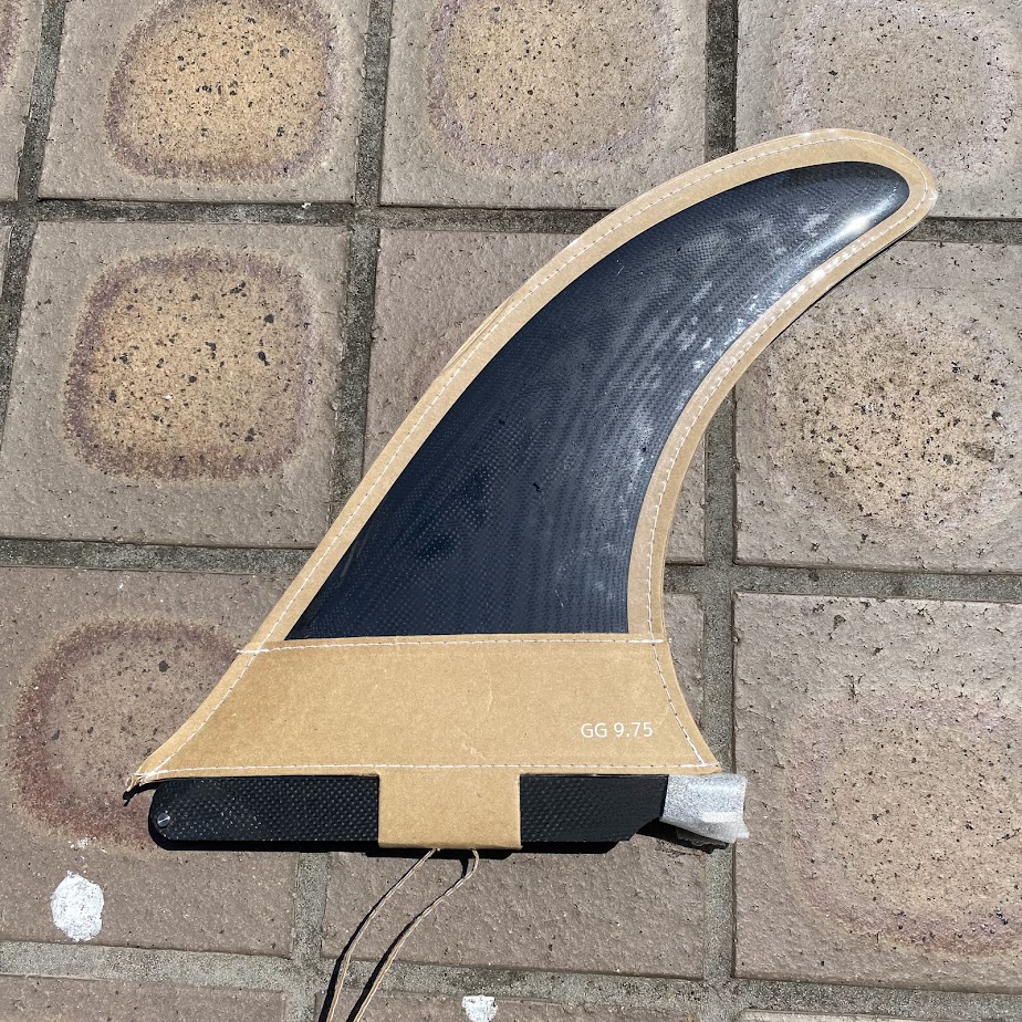 画像2: SKEG FIN 9.75.0"Singlefin (Slid Black )