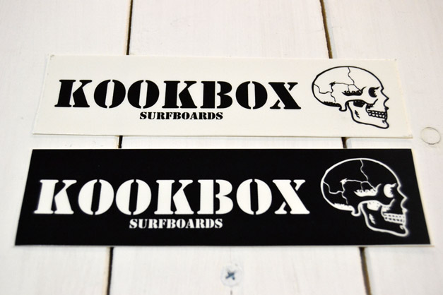画像1:  KOOKBOX SURFBOARD スモールステッカー（２カラー）