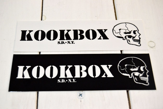 画像1: KOOKBOX SD.NY スモールステッカー（２カラー） 